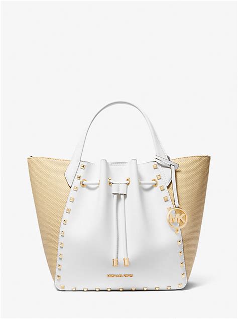 michael kors bag bucket|Michael Kors phoebe large tote.